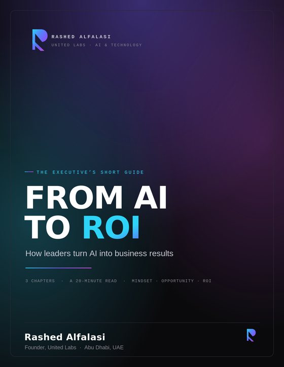 From AI to ROI book cover